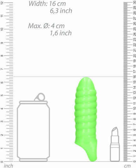Shots Verlängerung des Penis Grüne 16cm