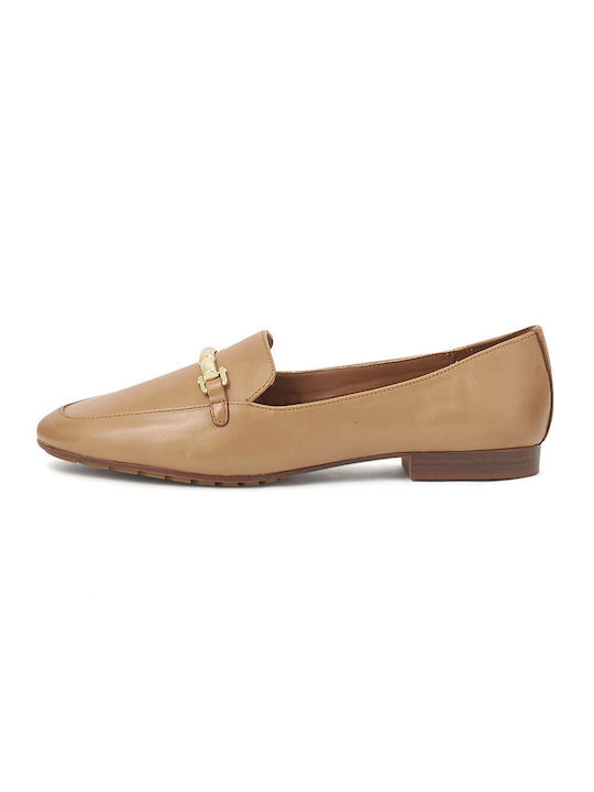 Aldo Leather Women's Loafers in Brown Color