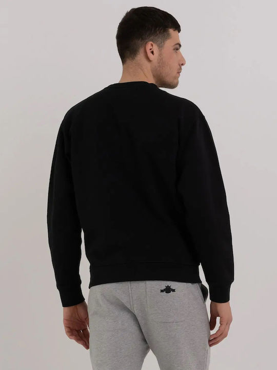 Replay Herren Sweatshirt mit Kapuze Schwarz