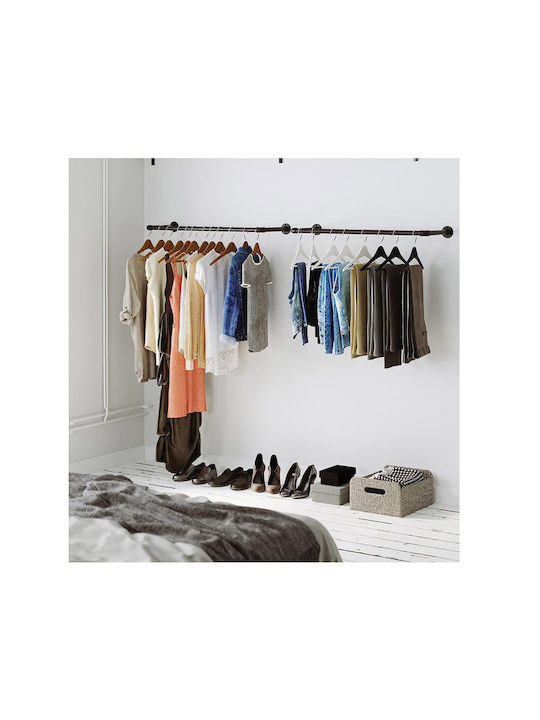 Songmics Metal Wall Hanger Black 92x7.5x30cm