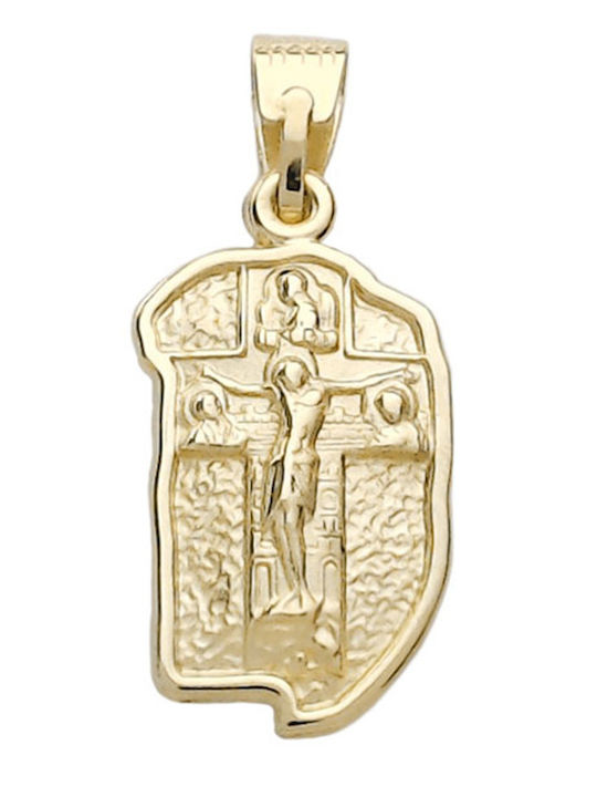 Goldjewels Kinder Amulet mit Jesus Christus Gold 9K Goldjewels Kinder Amulet mit Jesus Christus Gold 9K