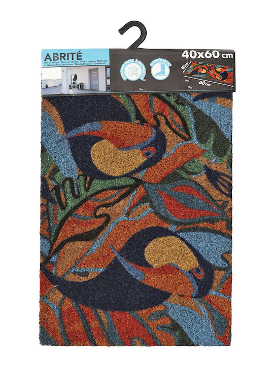 Spitishop Coconut Fiber with Non-Slip Underside Doormat Multicolour 40x60cm