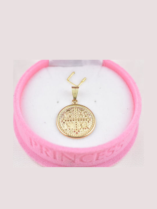 Goldjewels Висулка Детски Талисман Константинато от Злато 14K XL425