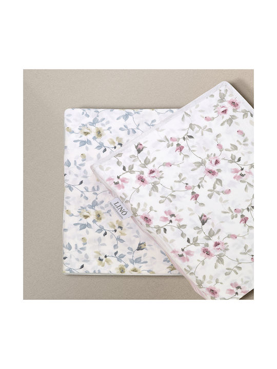 Lino Home Agne Pillowcase Set with Envelope Cover Grey 50x70cm.