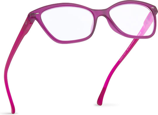 Nordic Vision Helsingborg Women's Reading Glasses +1.00 in Pink Color