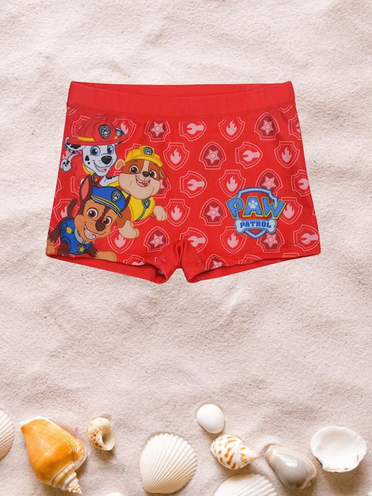 Stamion Paw Patrol Kids Swimwear Red Swim Shorts