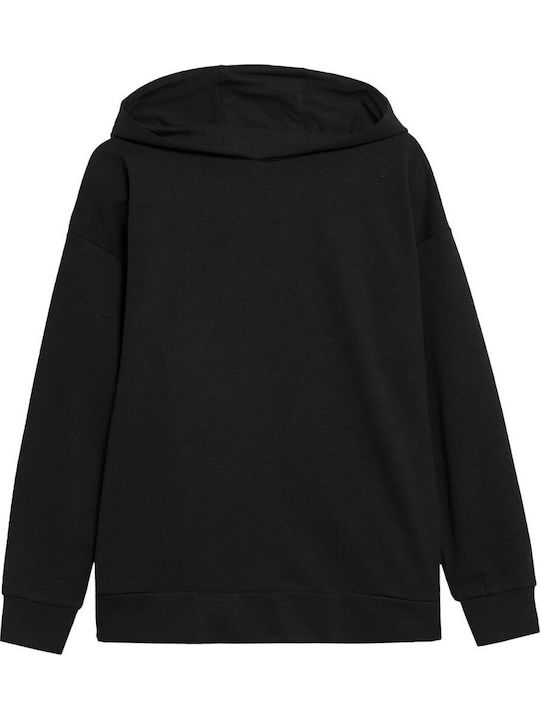 Women's Sweatshirt Hooded Black