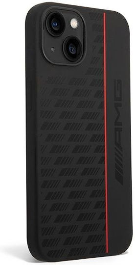 AMG Liquid Carbon Pattern Umschlag Rückseite Silikon Schwarz (iPhone 14)