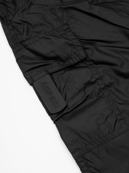 ASP1MBM03 Herren Badebekleidung Shorts Schwarz