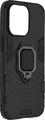 Techsuit Shield Back Cover Σιλικόνης Ανθεκτική Μαύρο (iPhone 13 Pro)