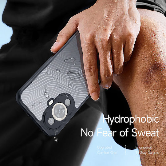 Dux Ducis Aimo Series Back Cover Σιλικόνης με Λουράκι Μαύρο (Huawei Nova 12s)