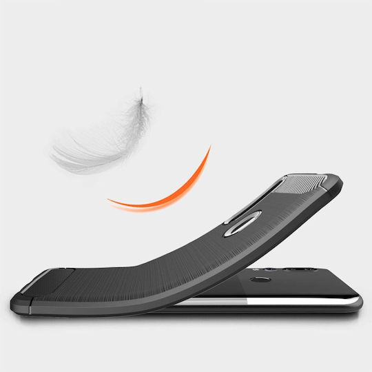 Techsuit Carbon Back Cover Silicone Black (Huawei P Smart Z)
