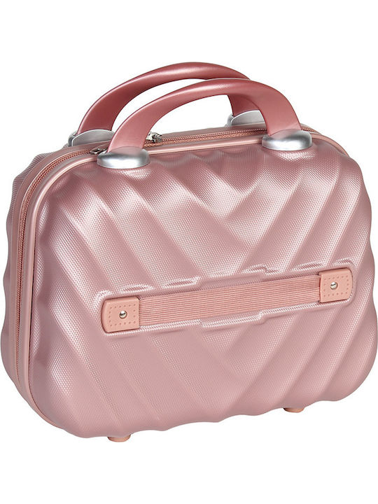 Toiletry Bag in Rose Gold color 30cm