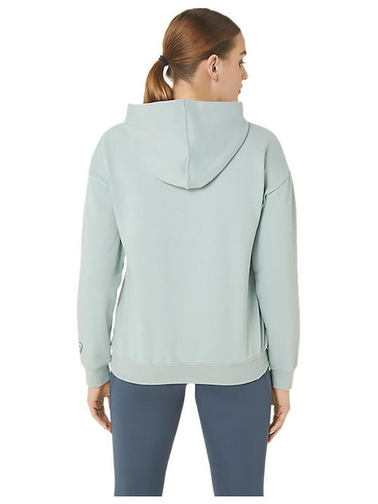 ASICS Women's Hooded Sweatshirt Green