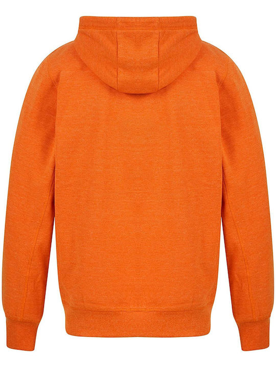 Tokyo Laundry Herren Sweatshirt mit Kapuze Orange