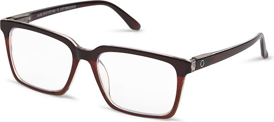 Nordic Vision Borgholm Reading Glasses +1.00 in Burgundy Color