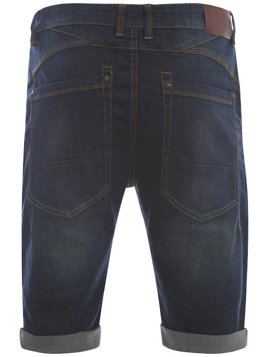 Tokyo Laundry Herrenshorts Jeans Marineblau