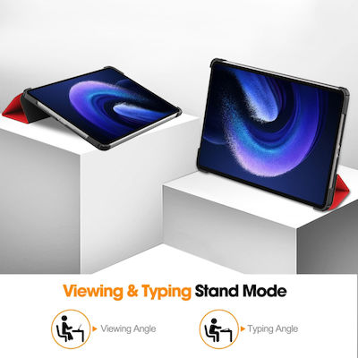 Techsuit FoldPro Flip Cover Roșu (Xiaomi Pad 6) KF2313815