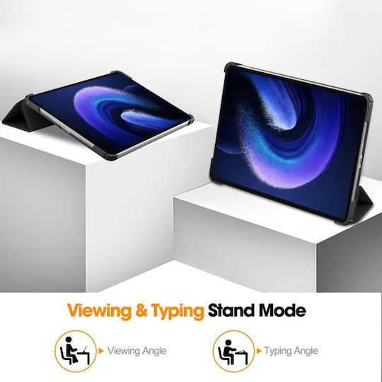 Techsuit FoldPro Flip Cover Μαύρη (Xiaomi Pad 6)