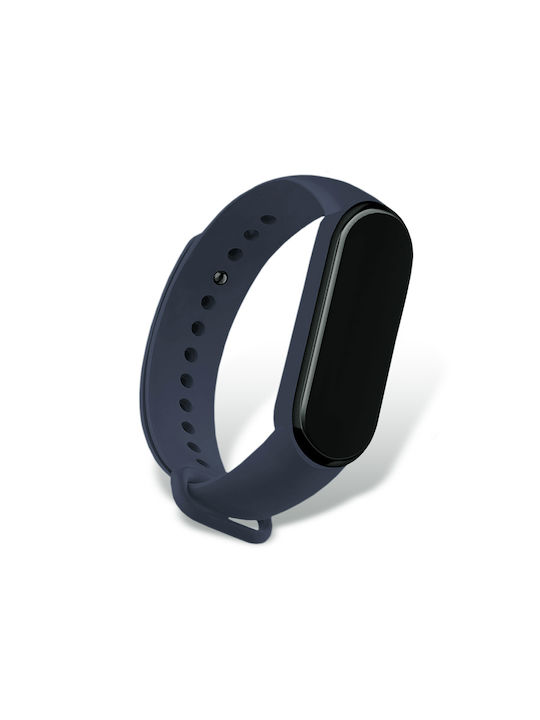 Techsuit Watchband W013 Armband Silikon mit Pin Dark Blue (/ Amazfit Band 5) KF238571
