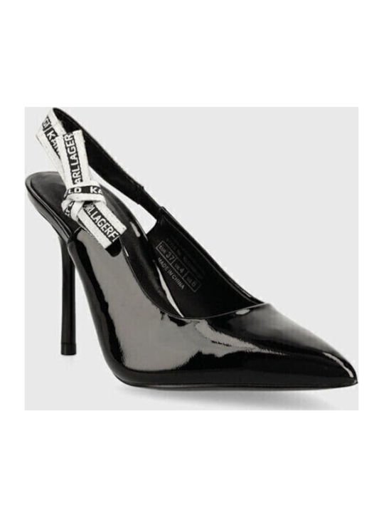 Pumps mit Riemchen Schwarz
