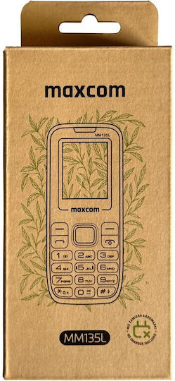 MaxCom MM135 Light Dual SIM Telefon Mobil cu Butoane Albastru