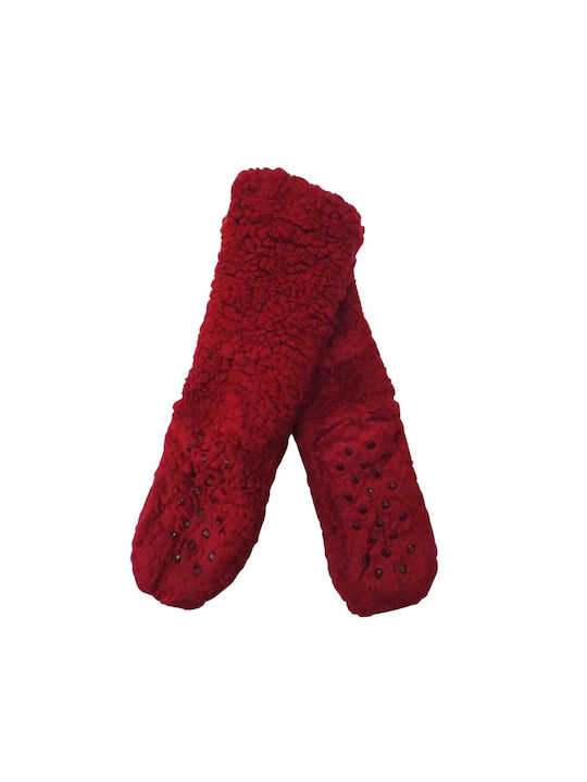 Noidinotte Damen Weihnachtssocken Rot 1Pack