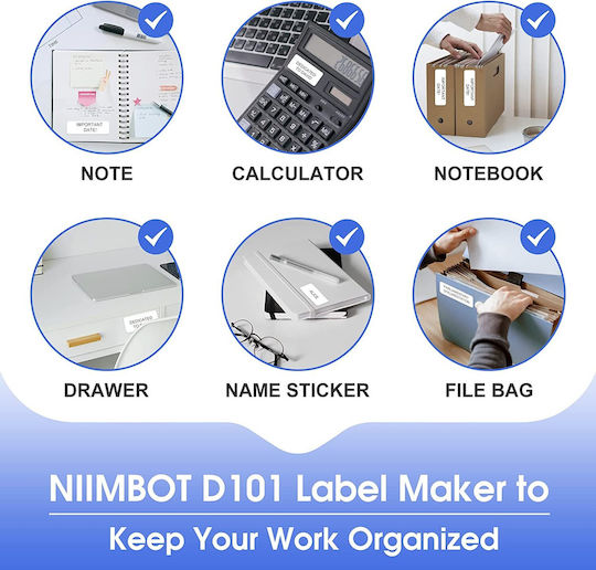 Niimbot D101 Electronic Handheld Label Maker in White Color