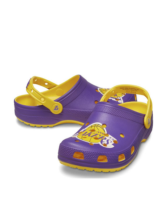 Crocs NBA Los Angeles Lakers Σαμπό Μωβ