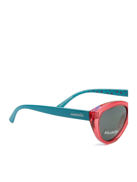Marasil Butterfly Kids Sunglasses with Polarized Lenses Red for 3-8 Years