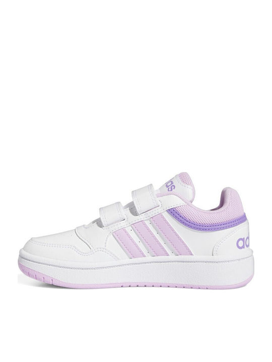 Hoops 3.0 CF Αθλητικά Παιδικά Παπούτσια Μπάσκετ με Σκρατς Cloud White / Bliss Lilac / Violet Fusion