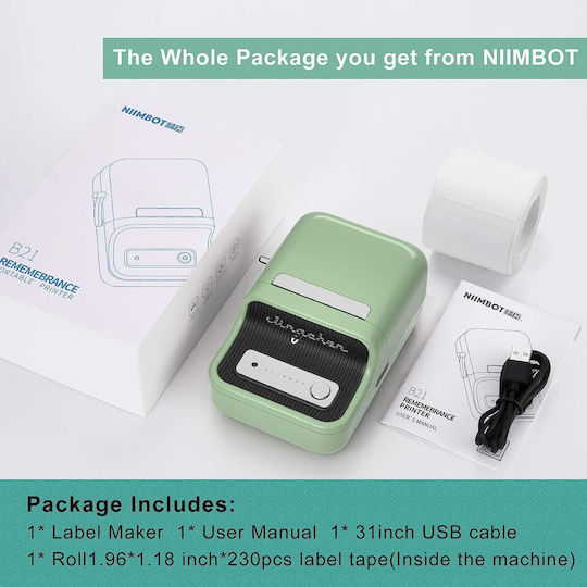 Niimbot Electronic Portable Label Maker Green