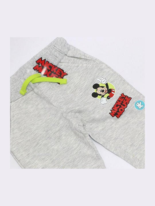 Kids Sweatpants Gray Mickey Mouse