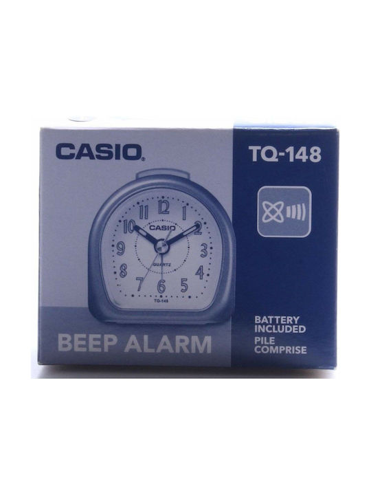 Casio Επιτραπέζιο Ρολόι με Ξυπνητήρι TQ-148-1E