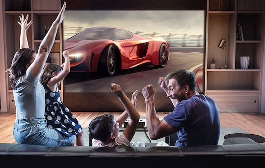 Byintek Byintek K18 Smart Projector LCD Full HD Λάμπας LED με Wi-Fi και Ενσωματωμένα Ηχεία
