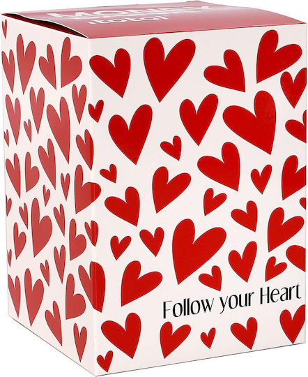 Total Gift Κουμπαράς Μεταλλικός Hearts Πολύχρωμος