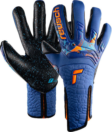 Reusch Attrakt Fusion Strapless Adaptiveflex Mănuși portar Adulți Albastru
