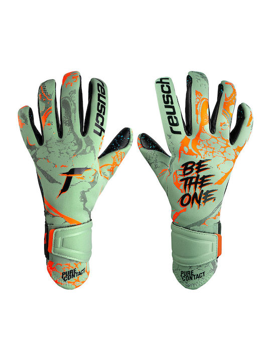 Reusch Pure Contact Γάντια Τερματοφύλακα Ενηλίκων Πράσινα Fusion