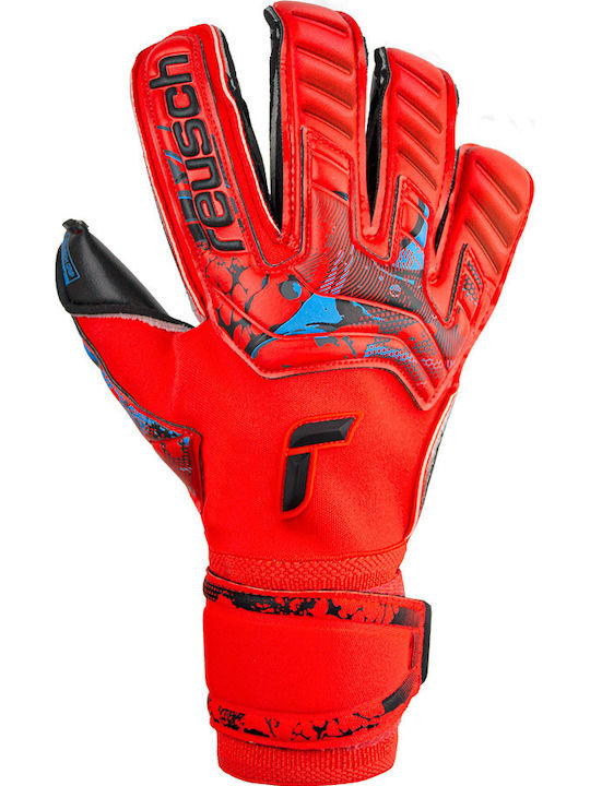 Reusch Attrakt Gold X Evolution Cut Голмански ръкавици за Възрастни Червени