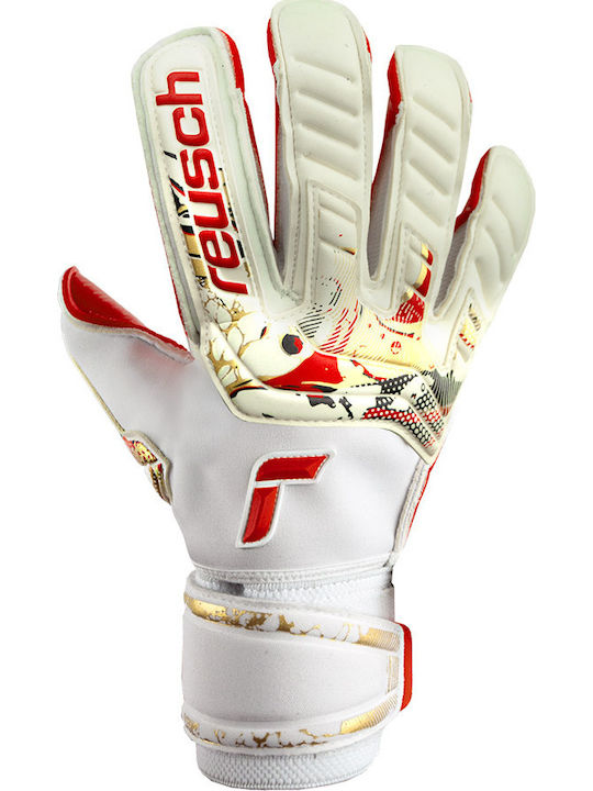 Reusch Attrakt Gold X Glueprint Γάντια Τερματοφύλακα Ενηλίκων Χρυσά