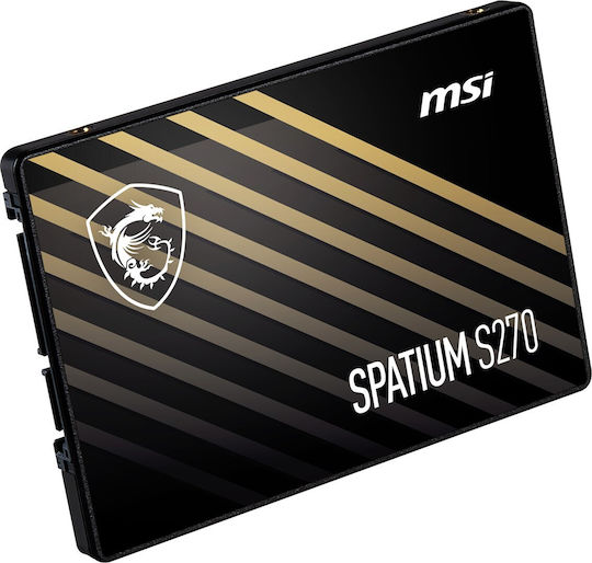 MSI Spatium S270 SSD 480GB τύπου 2.5'' με σύνδεση SATA III S78-440E350-P83