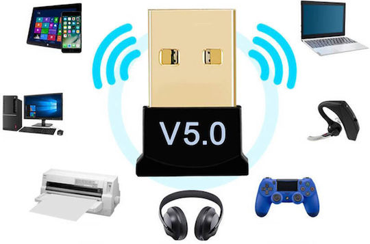 Esperanza EA160 v.5.0 USB Bluetooth 2.0 Adapter mit Reichweite 20m Schwarz