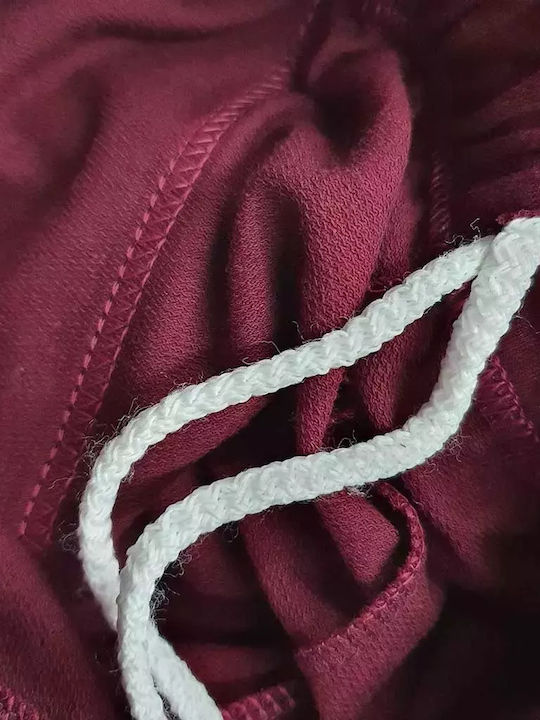 Pătuțic Pantelon de Trening Burgundy
