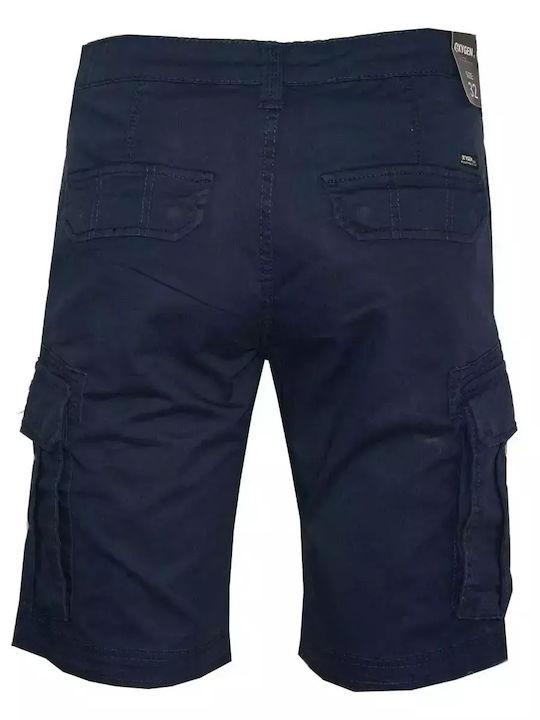 Oxygen Herrenshorts Cargo Marineblau