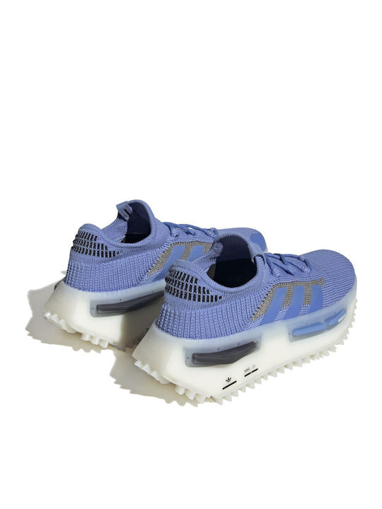 NMD S1 Дамски Маратонки Blue Fusion / Off White / Ftw White