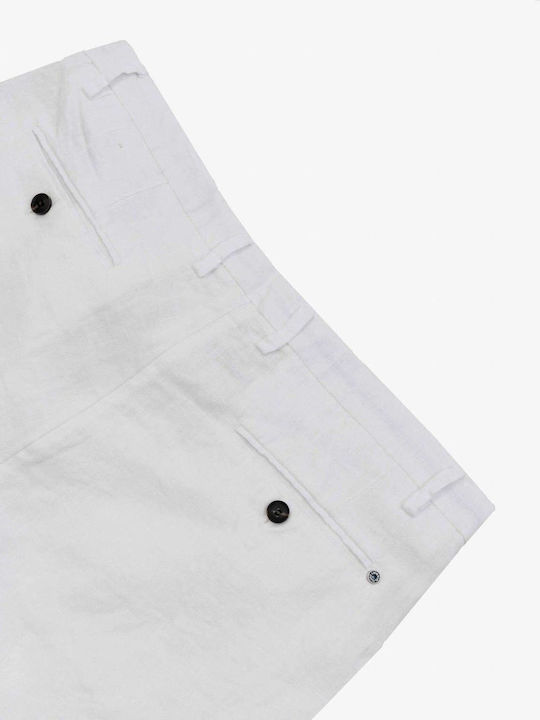 Gianni Lupo Herrenshorts Chino Weiß