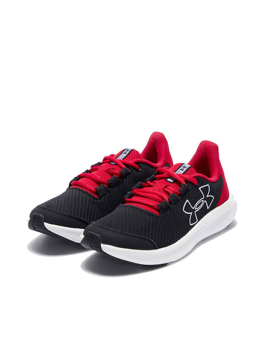 Under Armour Αθλητικά Παιδικά Παπούτσια Running Charged Pursuit 3 Μαύρα