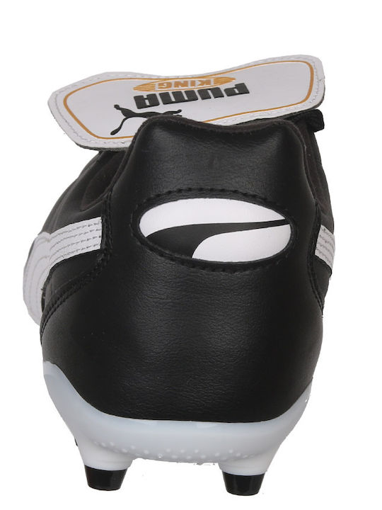 PUMA King Top Ποδοσφαιρικά Παπούτσια με Τάπες FG/AG Μαύρα