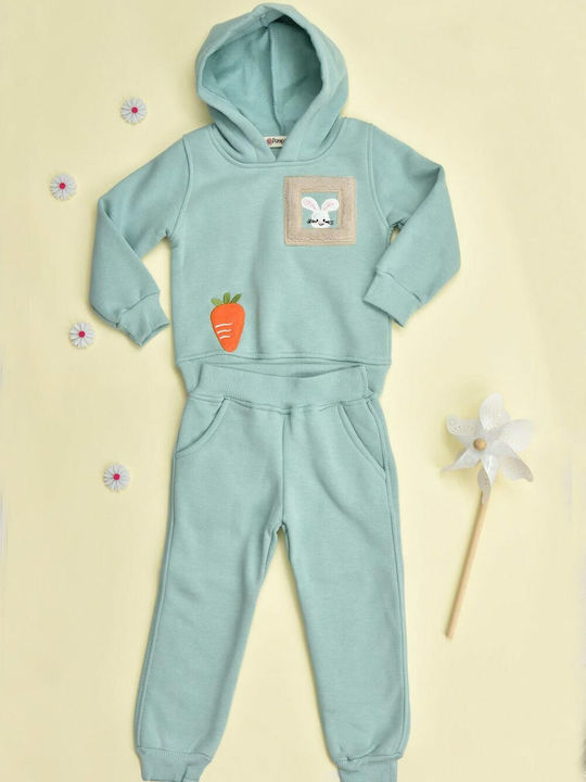 Potre Kinder Sweatpants Set - Jogginganzug Grün 2Stück