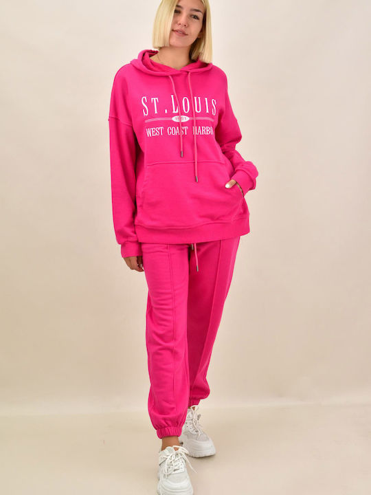 Potre Set Women's Sweatpants Fuchsia